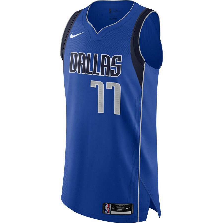 Dallas Mavericks Luka Doncic Nike Authentic 2020-21 Icon Jersey Mens - Blue | Ireland N1652N3