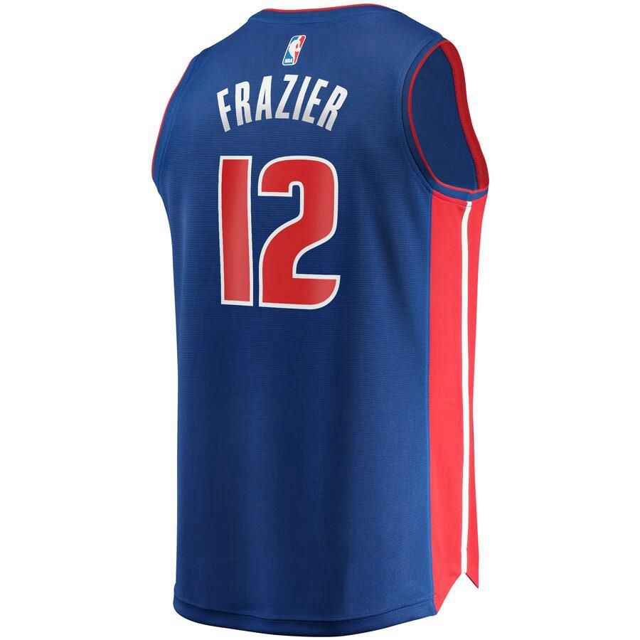 Detroit Pistons Tim Frazier Fanatics Branded Replica Fast Break Icon Jersey Mens - Blue | Ireland S6029W2