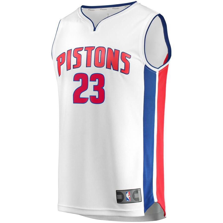 Detroit Pistons Blake Griffin Fanatics Branded Replica Fast Break Association Jersey Mens - White | Ireland I0477F7