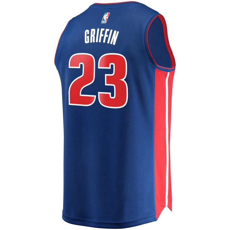 Detroit Pistons Blake Griffin Fanatics Branded Replica Fast Break Icon Jersey Mens - Blue | Ireland M6614W3