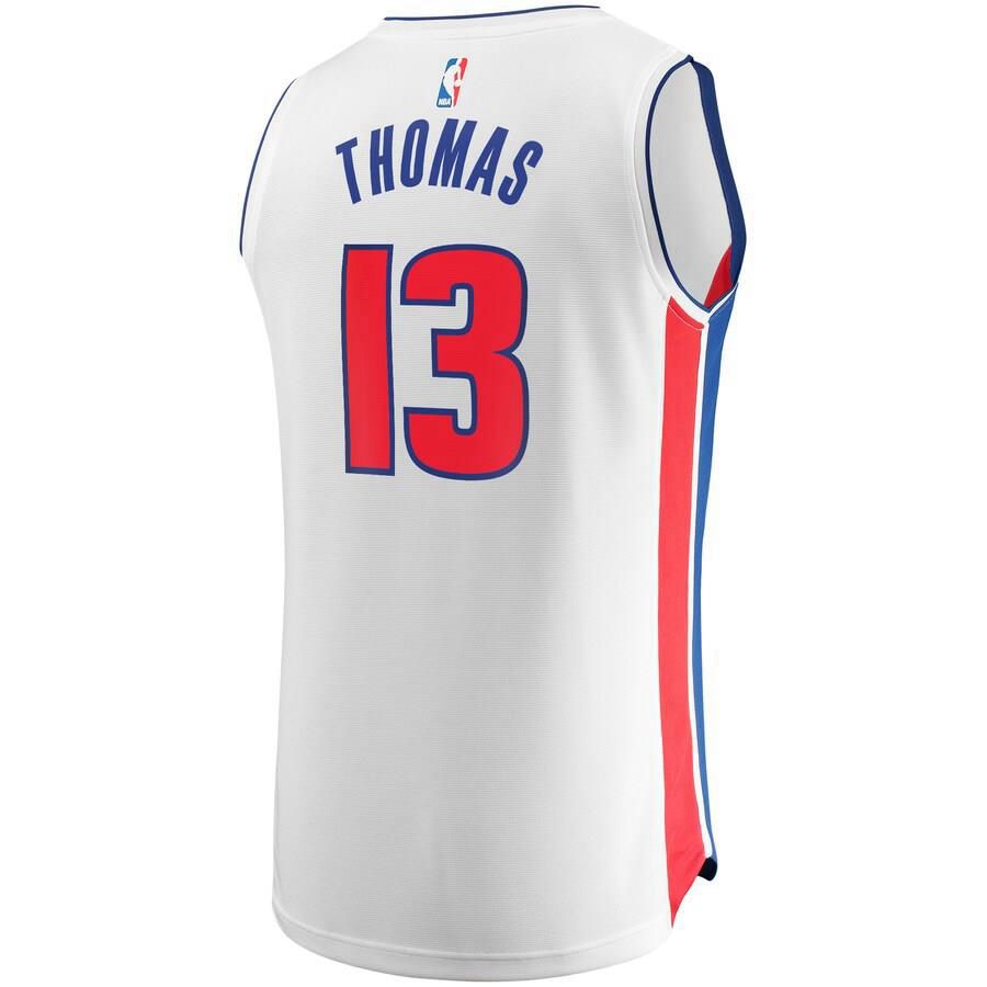 Detroit Pistons Khyri Thomas Fanatics Branded Replica Fast Break Player Team Association Jersey Mens - White | Ireland K1907S6
